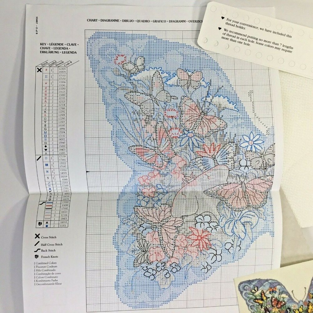 Dimensions~Gold Collection~Flying Flowers~Vtg 1999 - Picture 7 of 7